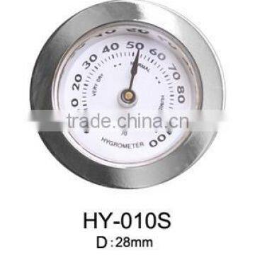 Metal case cigar hygrometer cheap wholesale