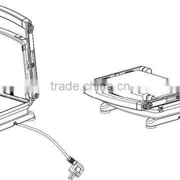 1600W Die-cast Sandwich Press XJ-9k112 photo-6