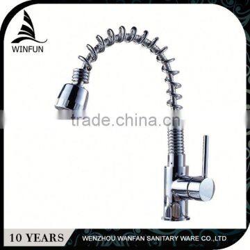 Advanced Germany machines factory directly brass extendable kitchen faucets