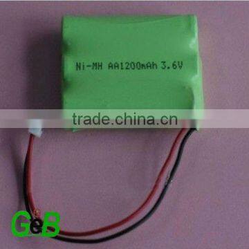 ni-mh battery packs aa 1200mah 3.6v