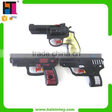 pistol shape small black plastic water gun