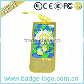 cheap metal custom etched photo bookmark