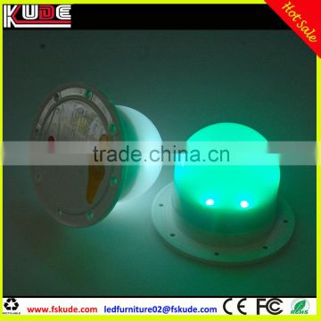 round led light base/led furniture lighting with battery operated