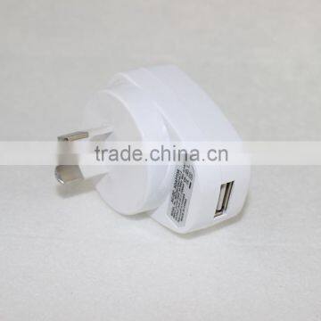 5V 1A AU Plug Home Charger SAA Approved for Samsung and IPhone