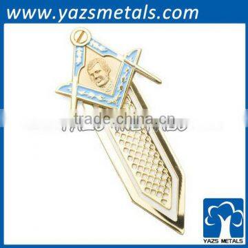 custom metal engrave paper bookmark