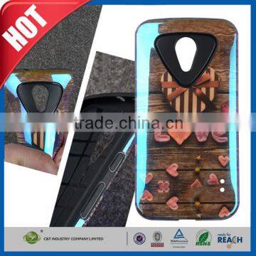 C&T Cute Love Pattern Design For Motorola Moto G 2nd Generation Case