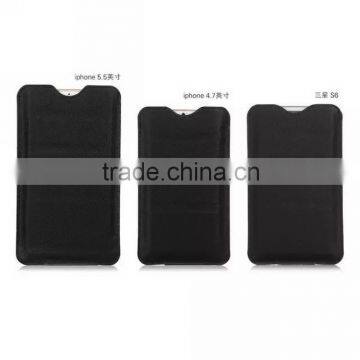 Universal PU Leather Mini Mobile Phone Pouch Cover