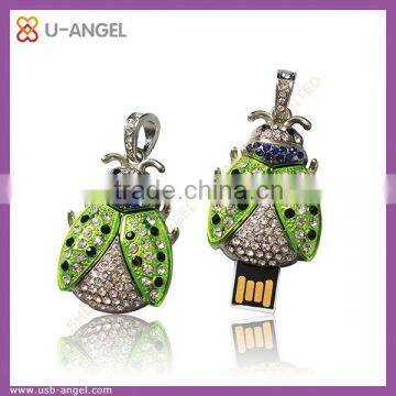 Crystal beetle usb flash drives 8gb usb memory disk