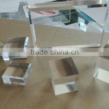 Crystal Cube/ Acrylic Block for Jewelry Display