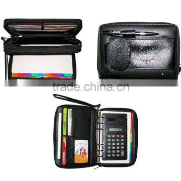 PU MATERIAL ORGANIZER PLANNER WITH MOBILE BAG