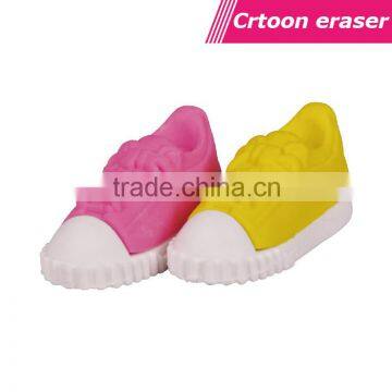 3D coloring eraser sneaker shaped erasers