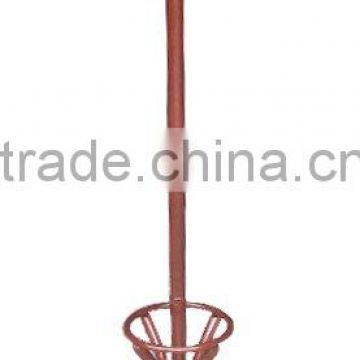 C190 Discount Vertical Wooden Coat hanger Stand with round holder