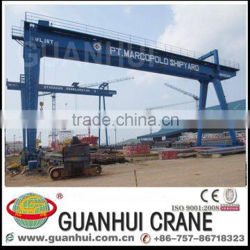 Hot sell China gantry crane for Indonesia shipyard