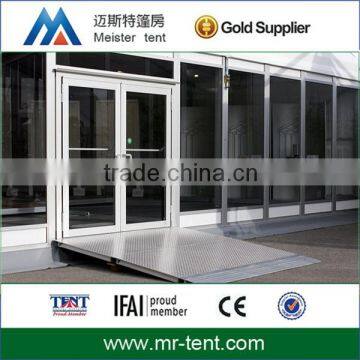 1000 people marquee party wedding tent with glass door