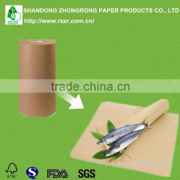 60+15gram PE coated kraft paper for fish