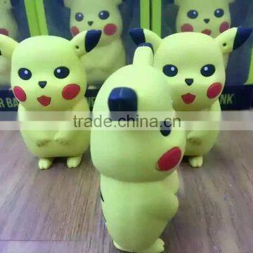 Hot sale portable Pikachu pokemon power bank