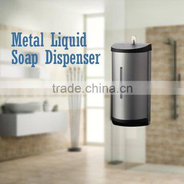 201/304 stainless steel refillable soap dispenser wall mounted for home