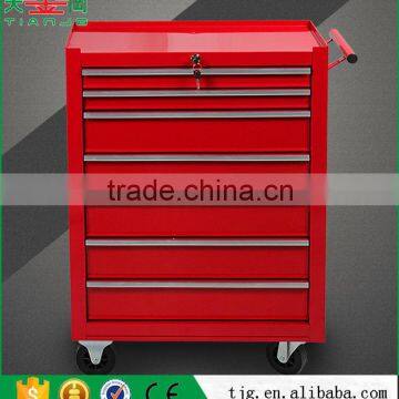 TJG Workshop Metal Cabinet Used Steel Metal Drawer Cabinet Type 7 Drawers