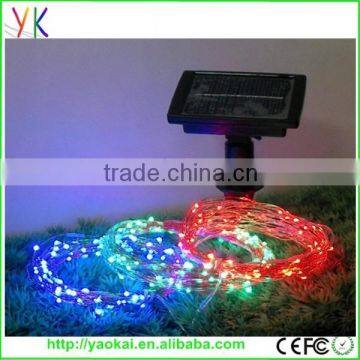 10M 100lights high quality and good price solar led light