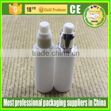 100ml Fancy white spray pump lotion bottle