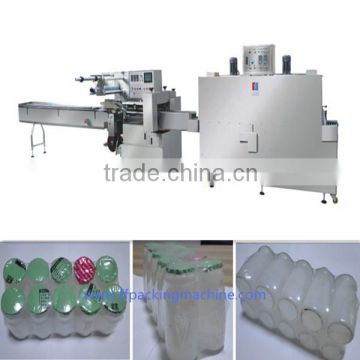 Full Automatic Multi-rows (2x5) Yakult Bottles Shrink Wrapping Machine