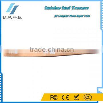 BST-16C Highly Precise Stainless Steel Tweezers for Computer Mobile Repair Tools