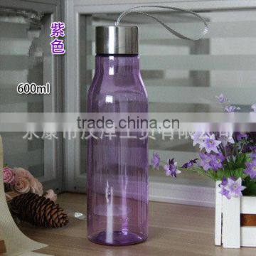 Custom portable soda bottle leak-proof transparent beverage leak readily unbreakable soda bottles