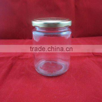 8oz glass jar for honey, 250ml food glass jar