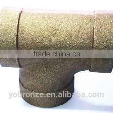 copper fittings tee from Taiwan professional plumbing supplies