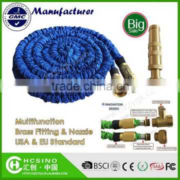 2016 Hot Selling on Amazon/Ebay/Alibaba Brass Fitting On-Off Valve Expanding Hose with Copper Spray Nozzle