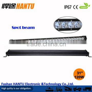 Super slim straight !120W led light bar /roof SPOT BEAM led light bar / WATERPROOF/Model:HT-20120