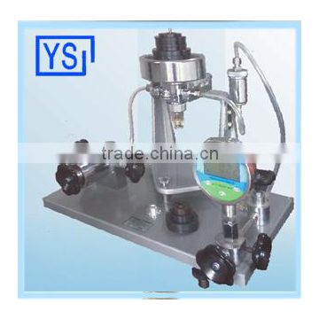 10bar to 500bar Vacuum piston pressure balance with pressure meter