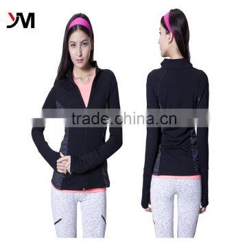 Custom Running Jogging Wear Long Sleeve Active Workout Women Fitness Jacket