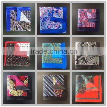 wholesale high quality stock polyester printing handkerchief