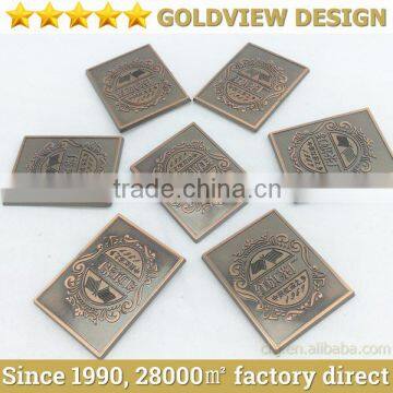 2013 printing silver aluminium label, shiny silver label,Polished aluminum metal labels,embossed metal labels
