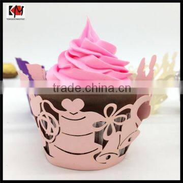 Hot Sale Exquisite Laser Cut Cupcake Wrapper photo-3