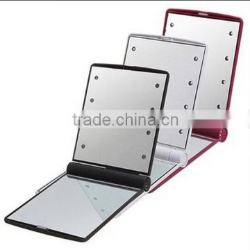 Double-sided 8 LED Lights Makeup mirror / Cosmetic Foldable Mirror / LED Light Cosmetic Mirror