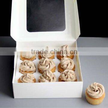 Mini Cupcake Boxes and Packaging With 9 Cavity Insert Cheap photo-2