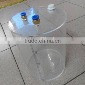 Professional manufacturer solid acrylic material cylindrical container