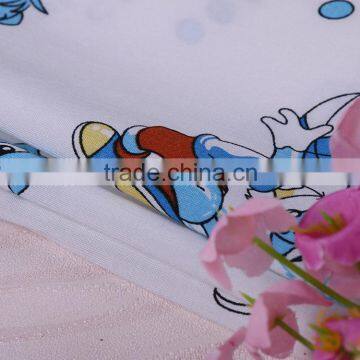 2015 High quality custom printed sweat knit fabric 80 cotton 20 polyester fabric for Bed Sheet