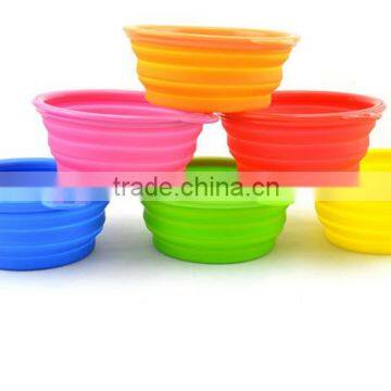 Silicone foldable Pet Bow Dog Bowl Pet Dishes