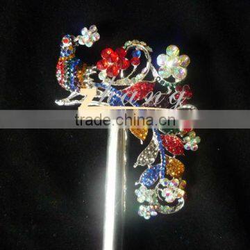 Beauty design pageant rhinestone scepter