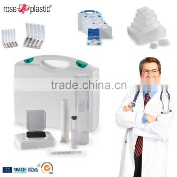 Plastic medical packaging boxes tubes for dental porcelain on non-precious alloy