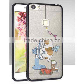 Silk Pattern TPU+PC Bumper Case for Iphone 5s 6/6s 7 Plus for Samsung Note 4 photo-4