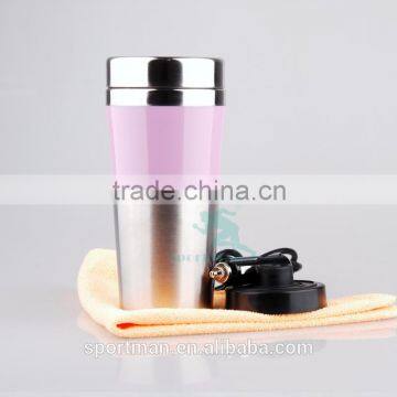 Made in China Electric Heating Mug Car Travel Mug Double Wall Stainless Steel Rechargeable Mug photo-3