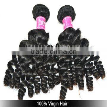 Natural soft virgin hair Malaysian hair weave kinky baby curl hair