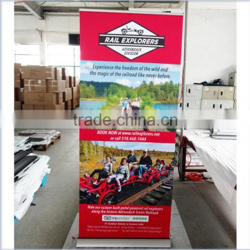 pull up banner stand for advertising display