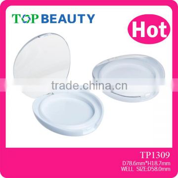 TP1309- AS/ABS Material Plastic Empty Makeup Compact