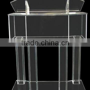 Transparent Celebrating Church Acrylic Lectern (AL-A-172)