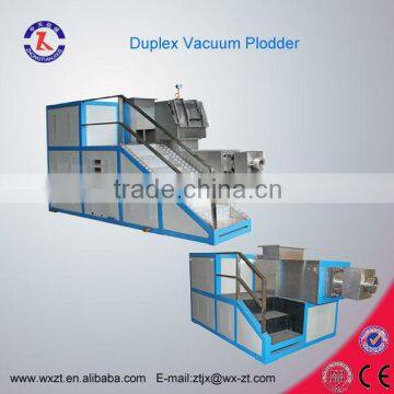 duplex vacuum plodder-CE certified soap making machine